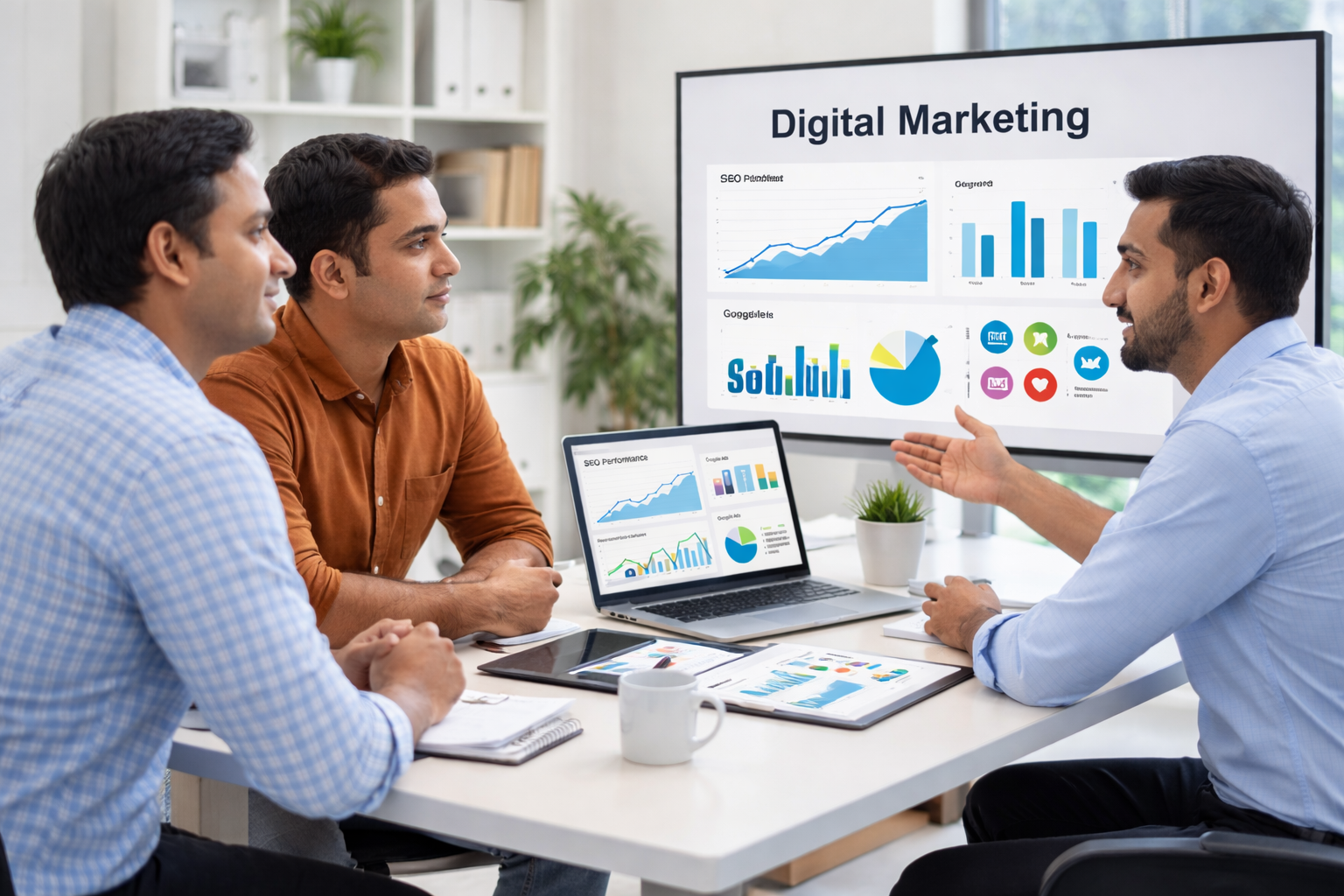 Indian digital marketing agency in Meerut guiding small business owners with SEO and Google Ads growth strategies